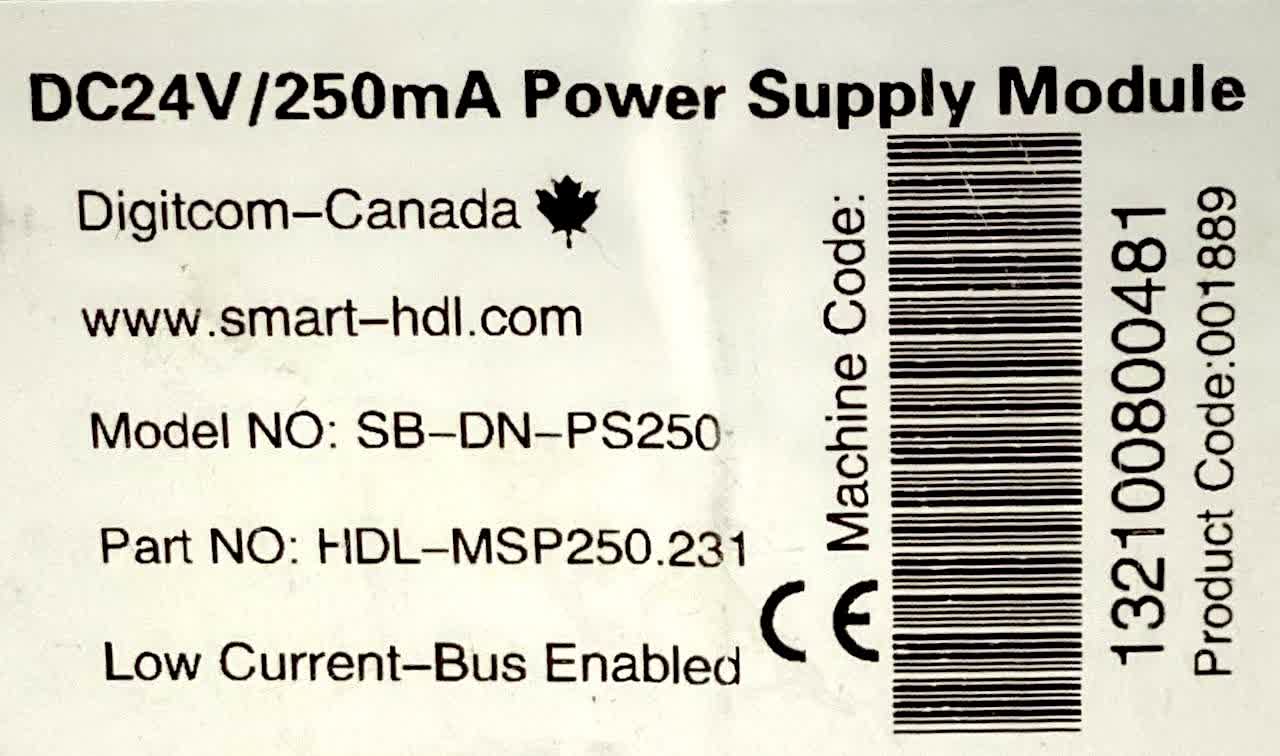 POWER SUPPLY MODULE  SB-DN-PS250  ماژول